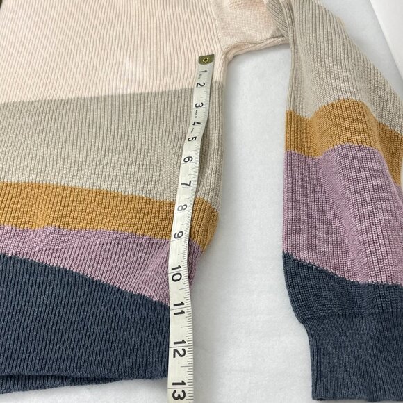 Prana Desert Road Organic Cotton Color Block Sweater Size S - Picture 7 of 12